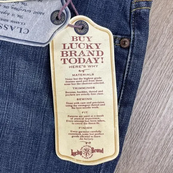 Lucky Brand Selvedge USA Made Flap Pocket Jeans Women's 27 / 4 Easy Rider 2 Pair - Picture 7 of 16